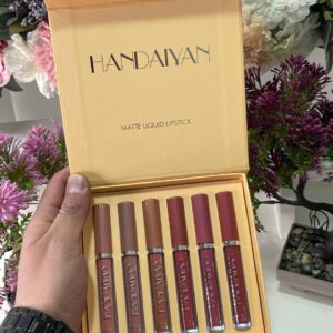 طقم أحمر شفاه سائل مطفي